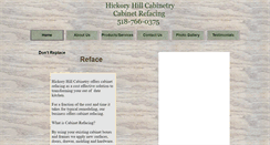 Desktop Screenshot of hickoryhillcabinetrefacing.com